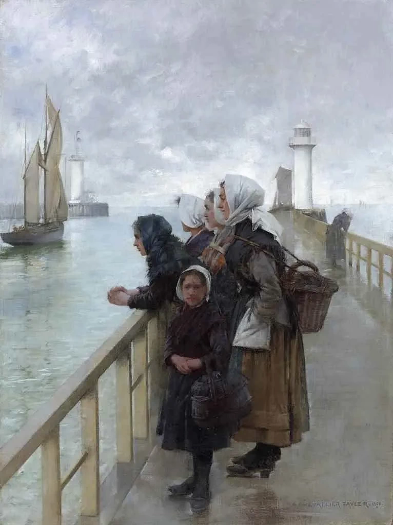 Guardando il mar, Boulogne porto